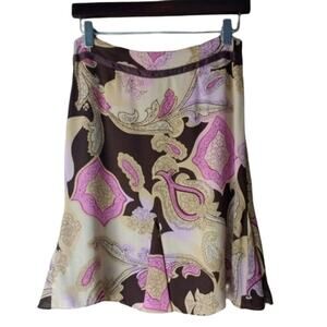 Liz Claiborne Petite Paisley Skirt, 4P
